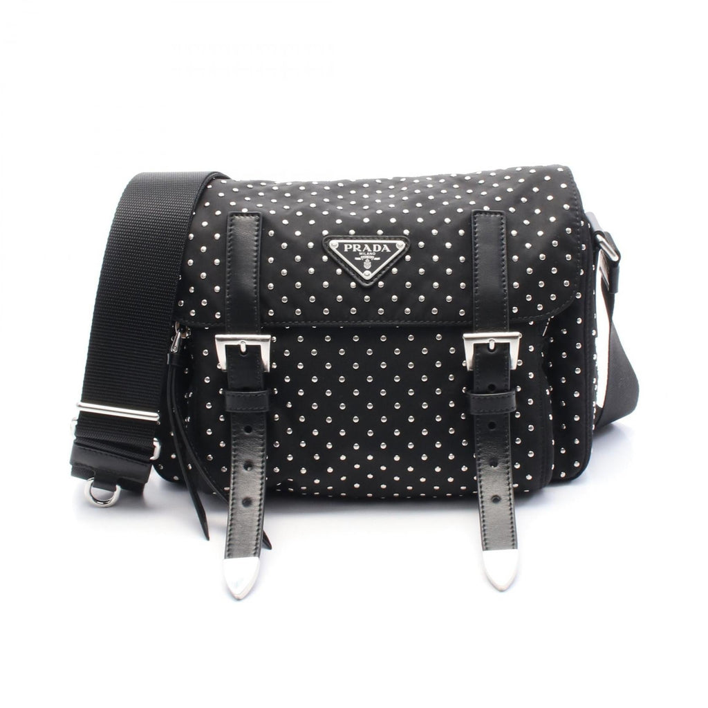 Prada Re-Nylon Nylon Leather Shoulder Bag
