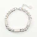 Dior Homme Chain Link Cannage Silver 925 Bracelet