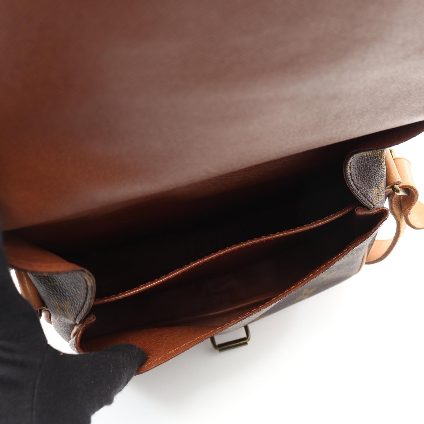 Louis Vuitton Cartouchiere MM Monogram Shoulder Bag