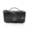 Gucci Double G Leather Shoulder Bag