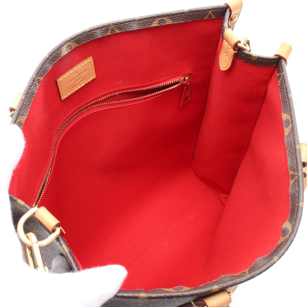 Louis Vuitton Sac Plat PM Monogram Coated Canvas Tote Bag