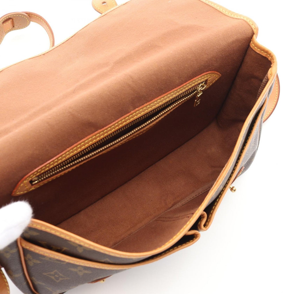 Louis Vuitton Gibeciere MM Monogram Shoulder Bag
