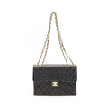 Chanel Deauville Matelasse Lambskin Shoulder Bag