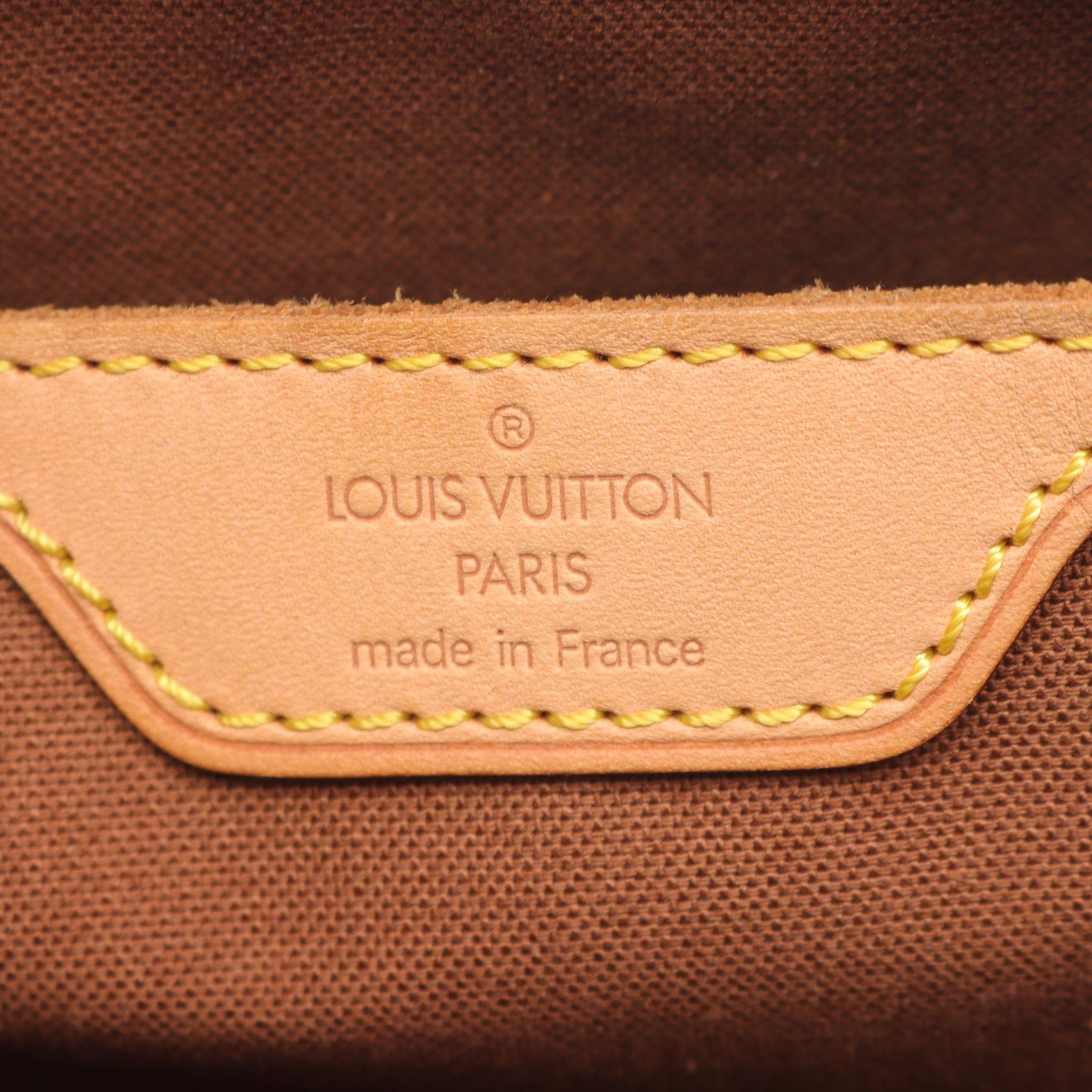 Louis Vuitton Cabas Mezzo Monogram Coated Canvas Tote Bag