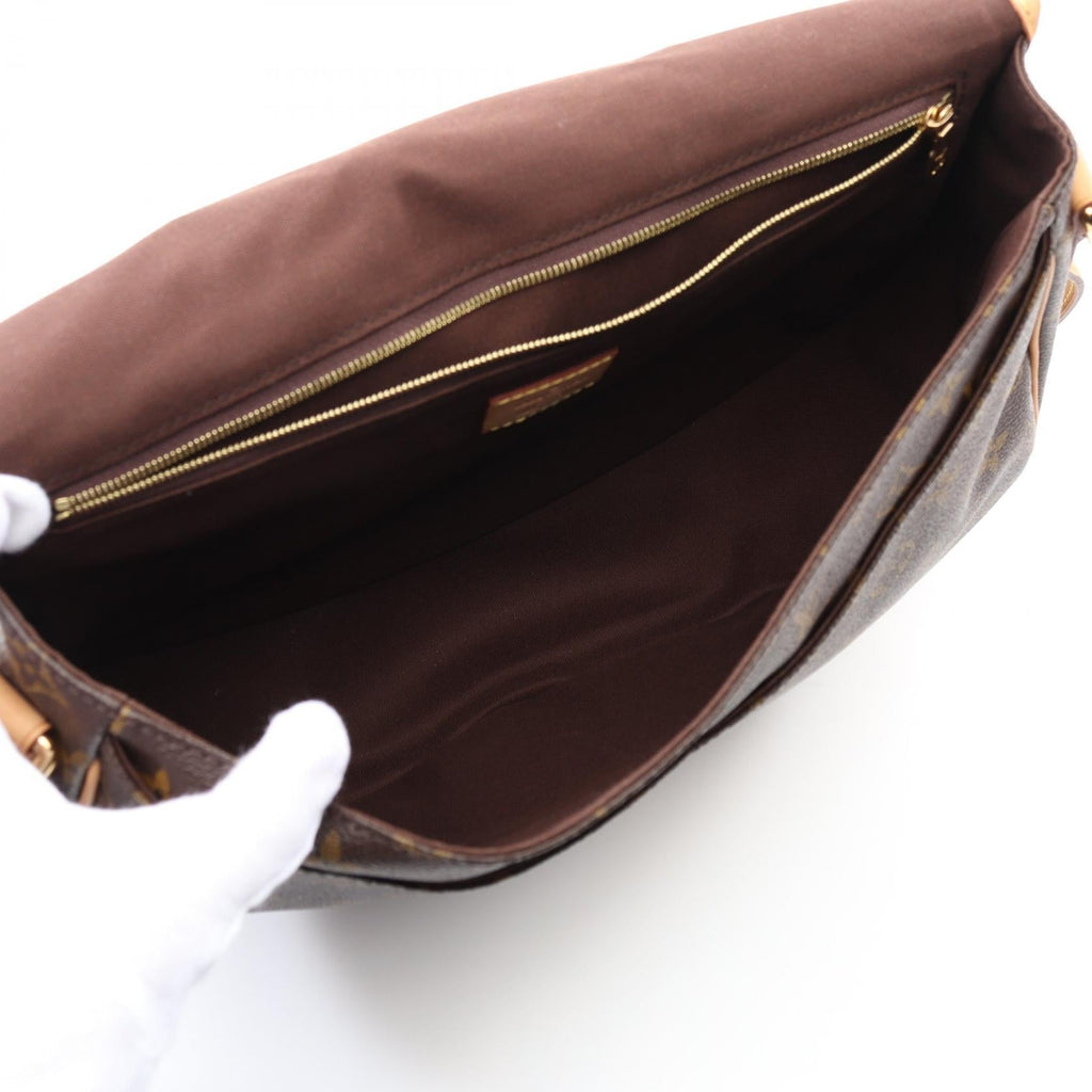 Louis Vuitton Menilmontant Monogram Coated Canvas Shoulder Bag