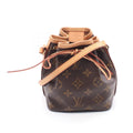 Louis Vuitton Nano Noe Monogram Coated Canvas Shoulder Bag