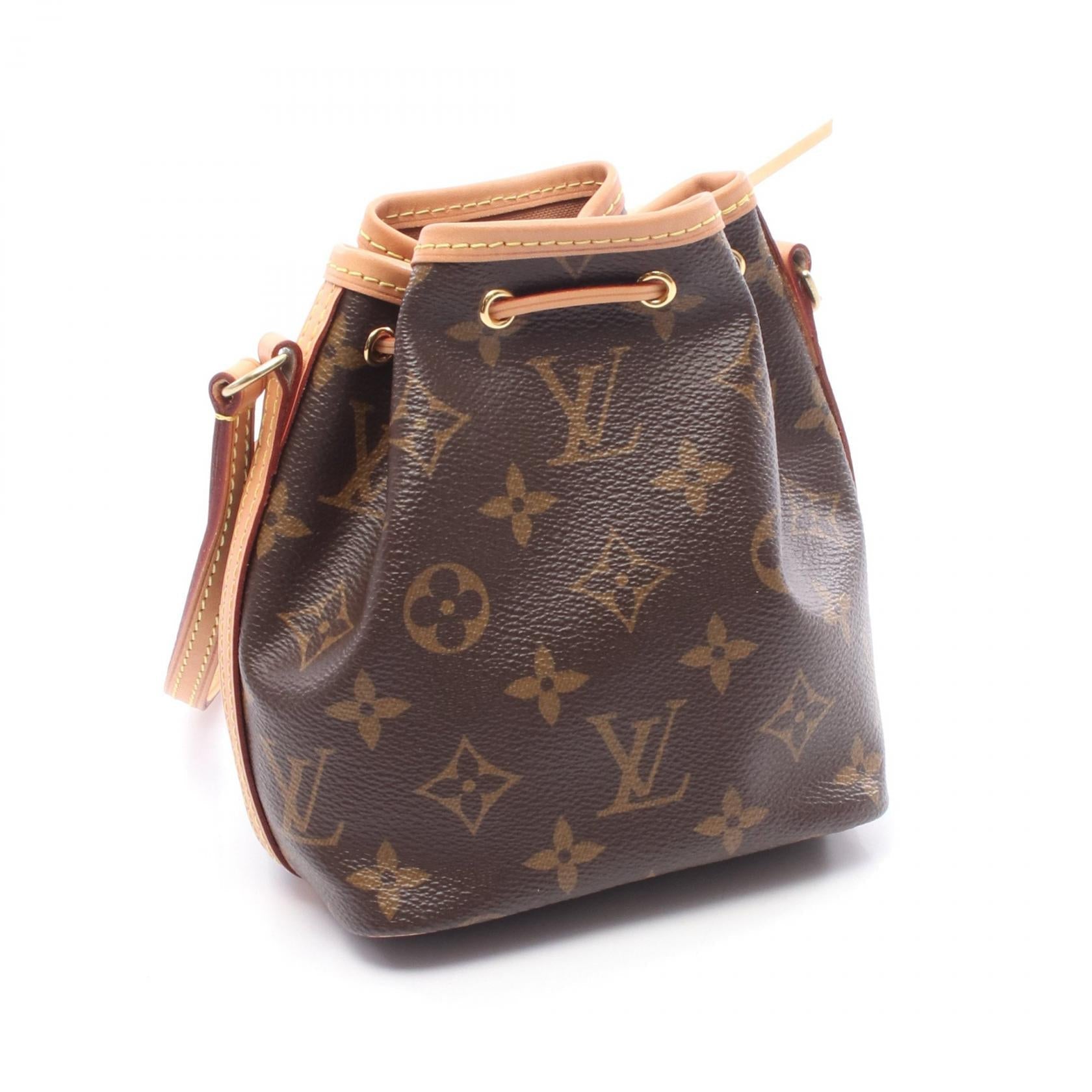 Louis Vuitton Nano Noe Monogram Coated Canvas Shoulder Bag