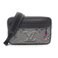 Louis Vuitton Expandable Leather Nylon Shoulder Bag
