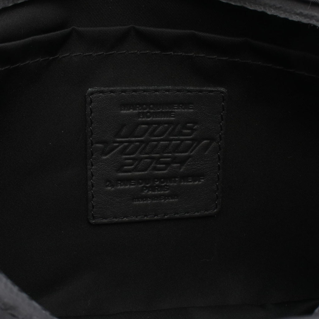 Louis Vuitton Expandable Leather Nylon Shoulder Bag