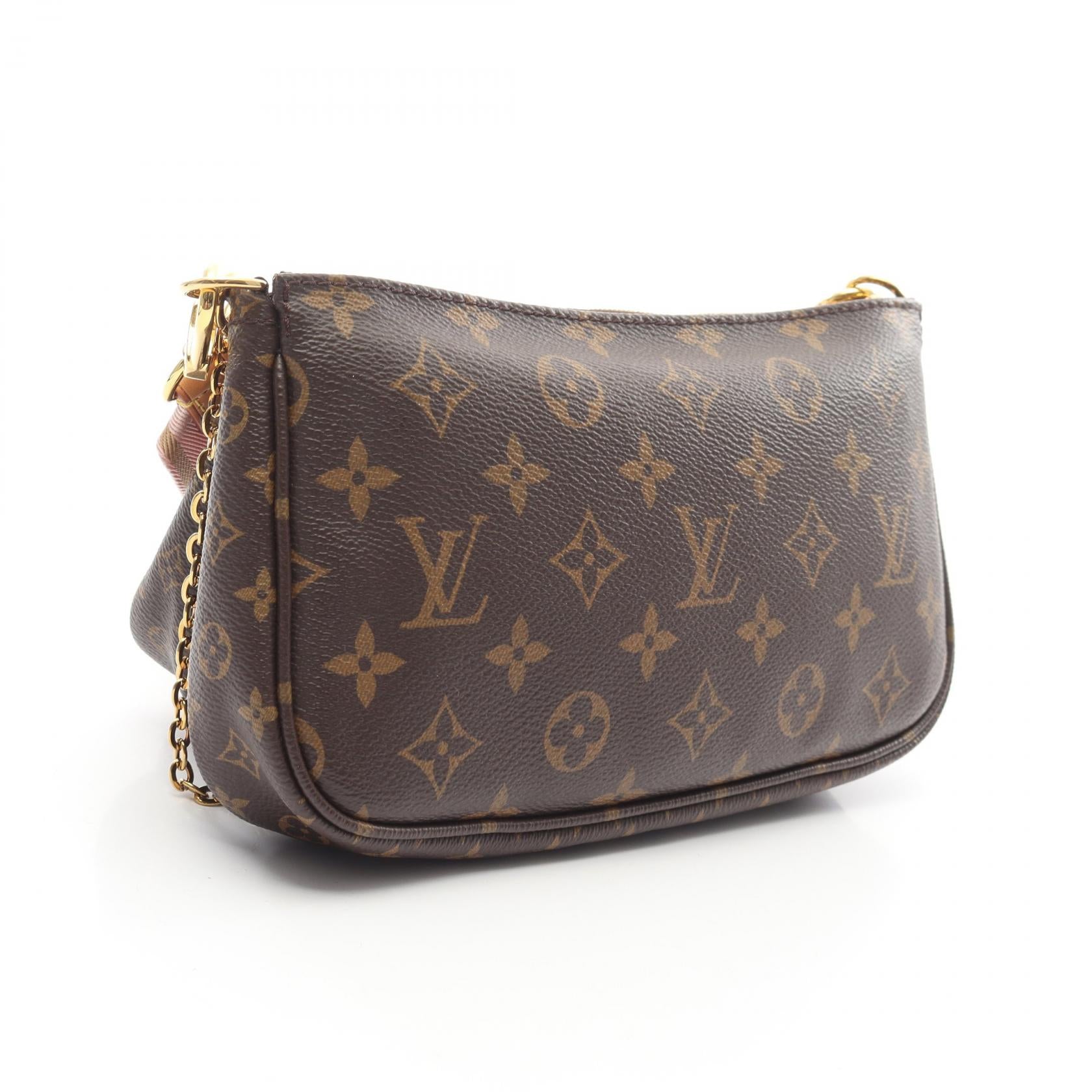 Louis Vuitton Multi Pochette Accessoires Monogram Coated Canvas Shoulder Bag