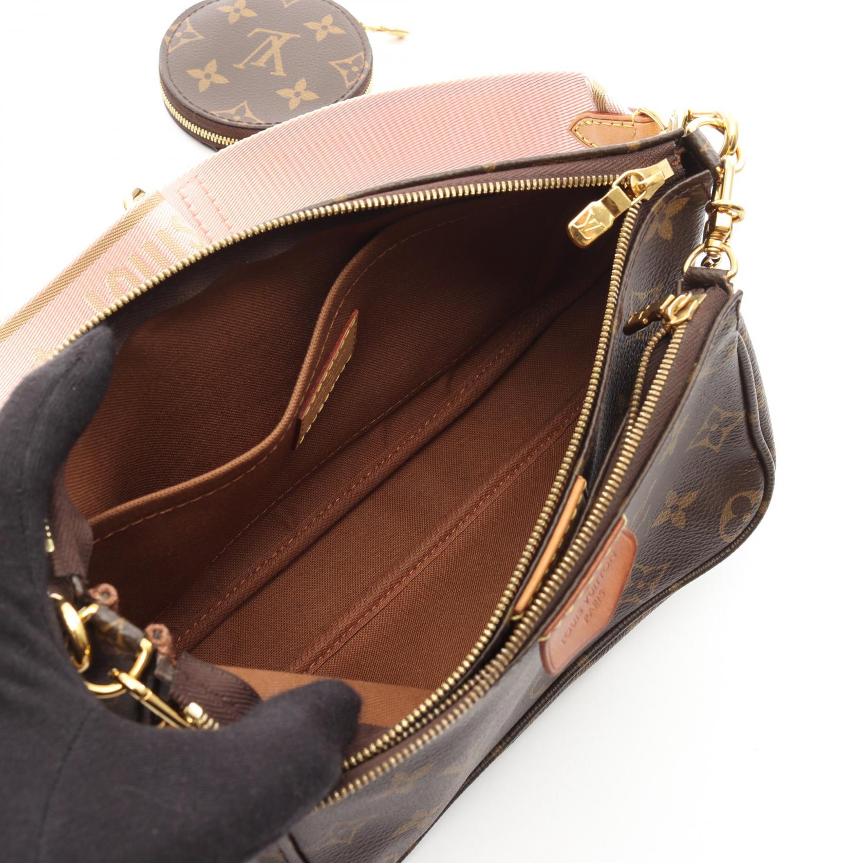Louis Vuitton Multi Pochette Accessoires Monogram Coated Canvas Shoulder Bag