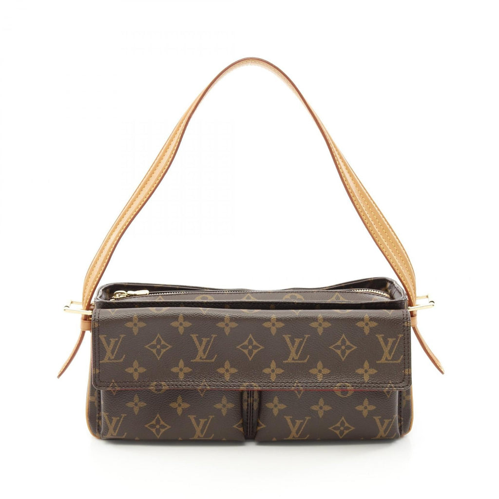 Louis Vuitton Vivasite MM Monogram Coated Canvas Shoulder Bag