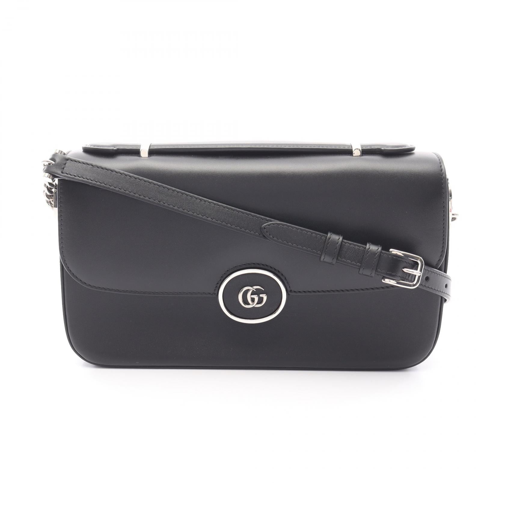 Gucci Petit GG Leather Shoulder Bag