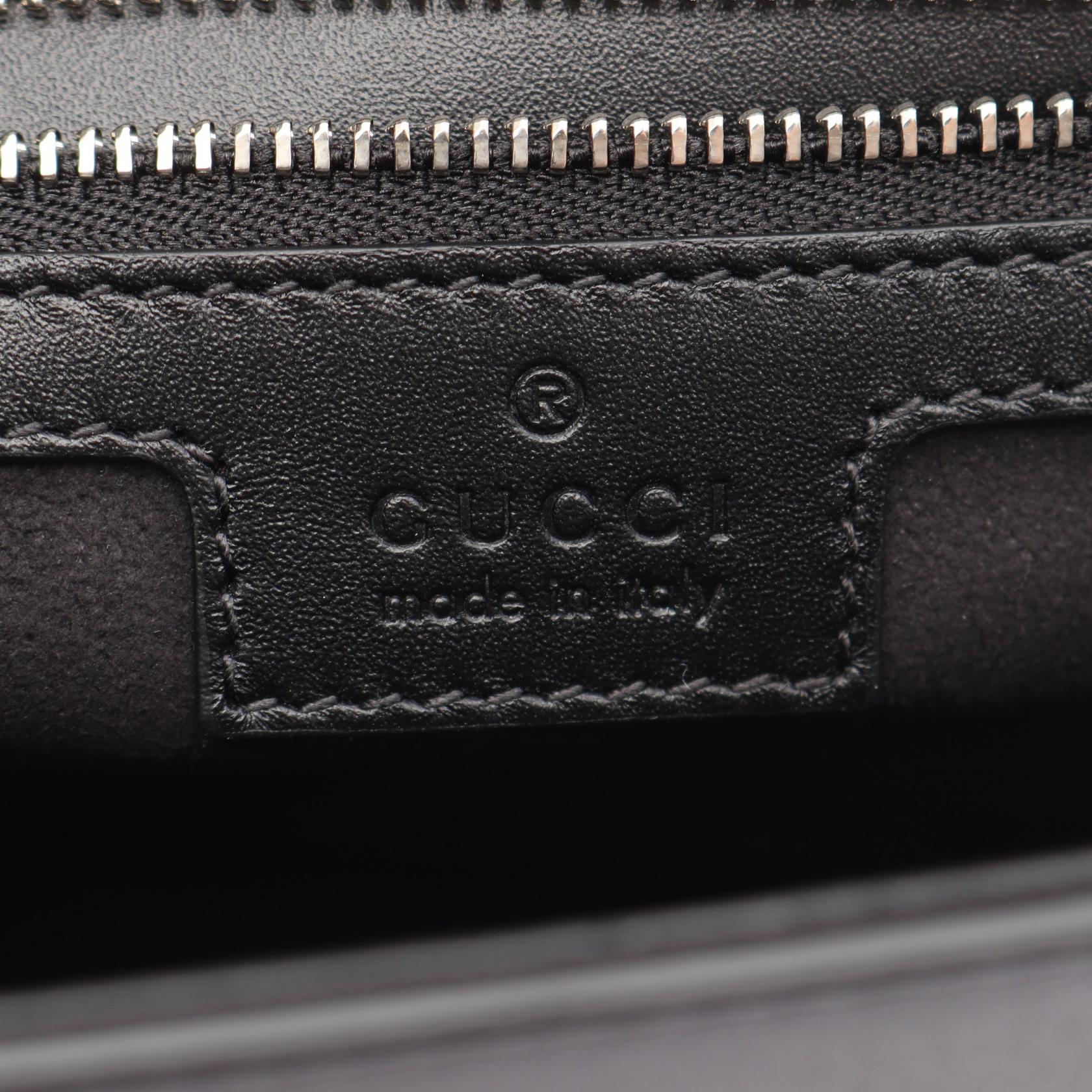 Gucci Petit GG Leather Shoulder Bag