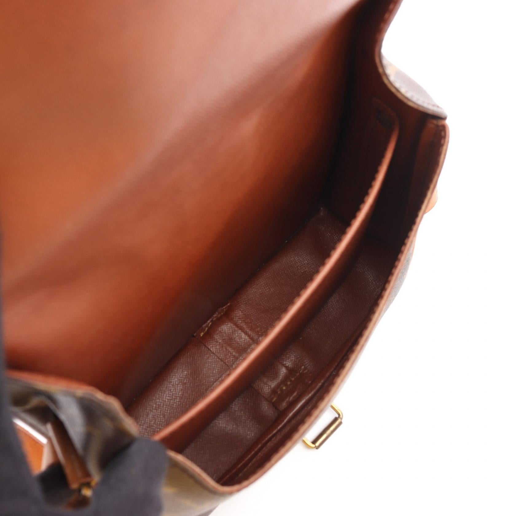 Louis Vuitton Cartouchiere MM Monogram Shoulder Bag