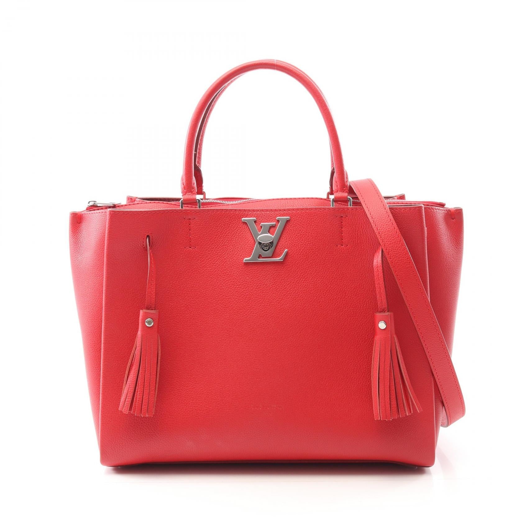 Louis Vuitton Lockmeet Leather Tote Bag