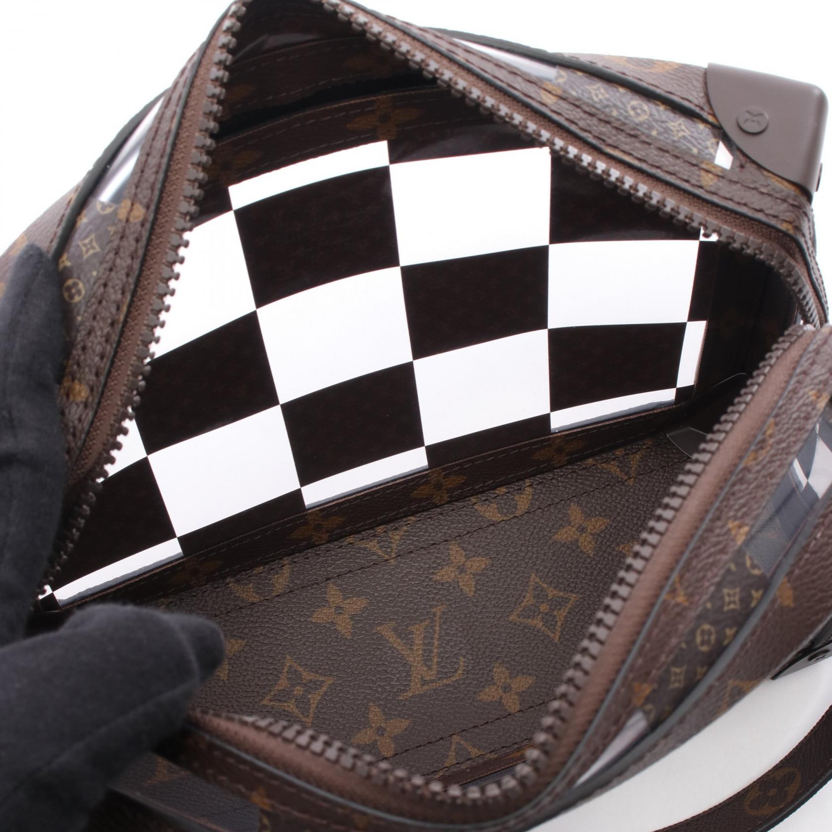 Louis Vuitton Slim Soft Trunk Monogram Shoulder Bag