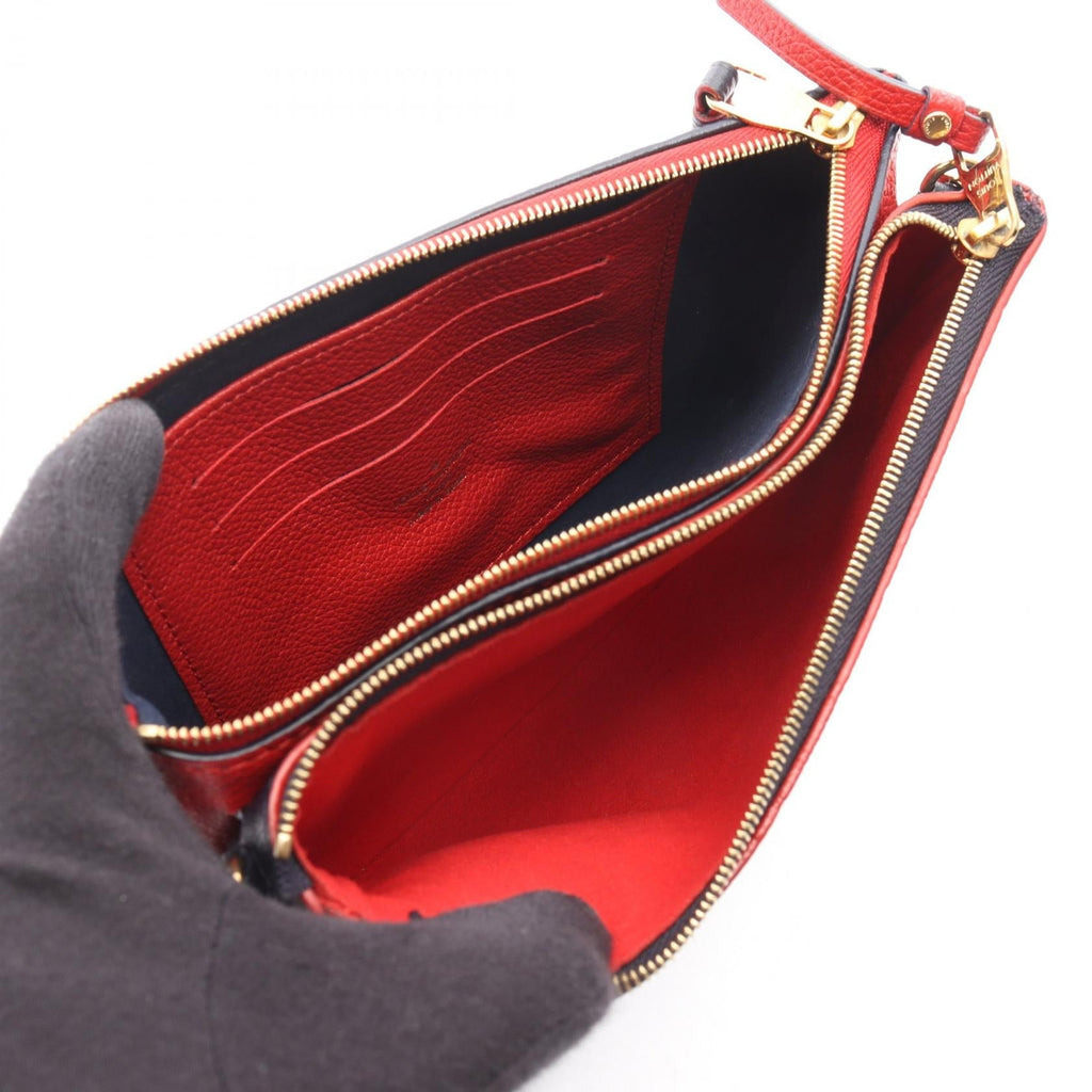 Louis Vuitton Pochette Double Zip Monogram Empreinte 2way Shoulder Bag