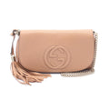 Gucci Soho Interlocking G Leather Shoulder Bag