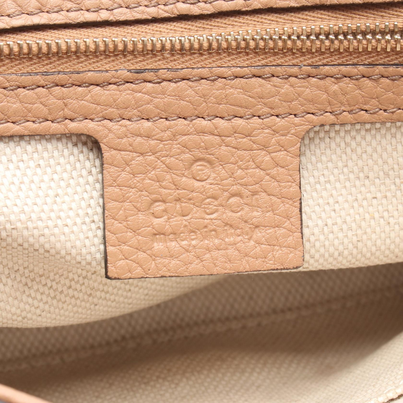 Gucci Soho Interlocking G Leather Shoulder Bag