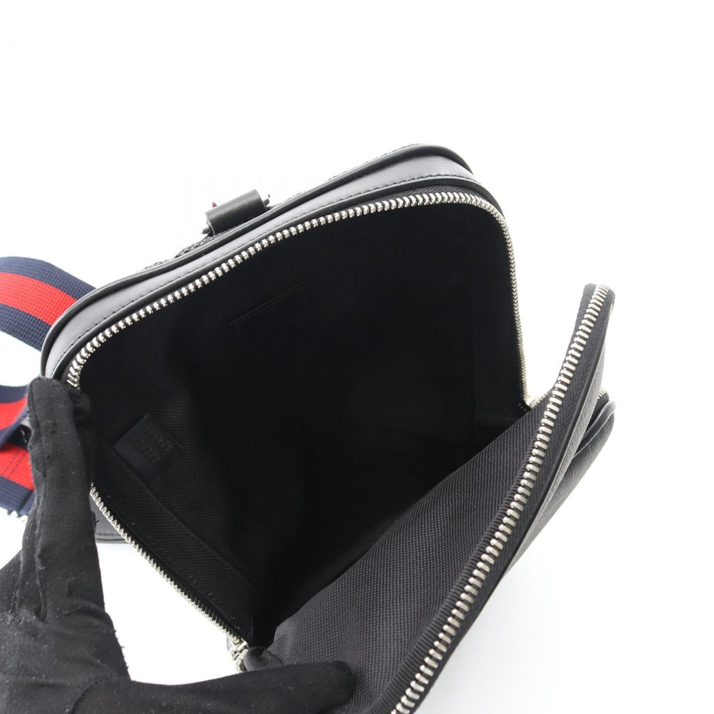 Gucci GG Small Sling Bag PVC Coated Canvas Leather Shoulder Bag