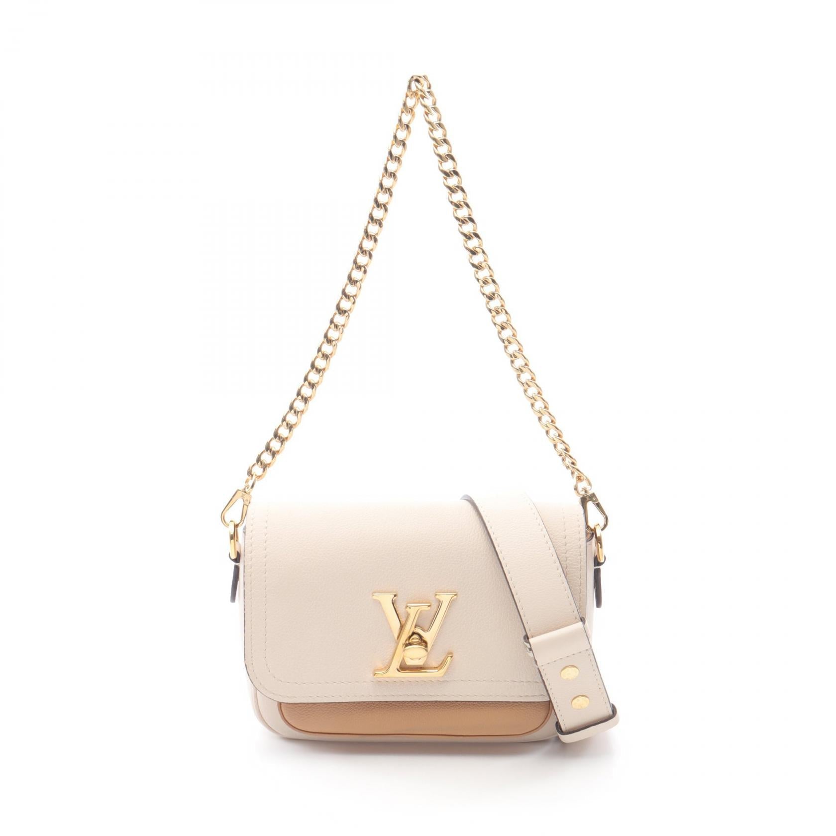 Louis Vuitton Lockme Tender Leather Shoulder Bag