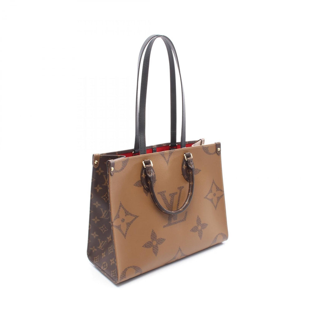 Louis Vuitton OnTheGo MM Monogram Giant Reverse Leather Tote Bag