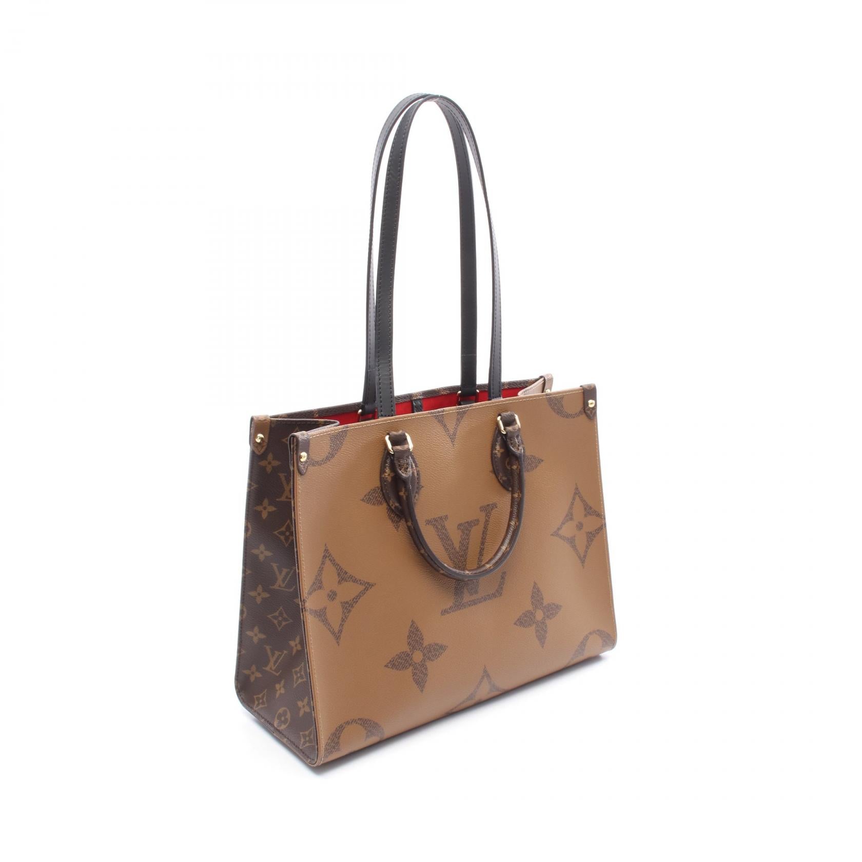 Louis Vuitton OnTheGo MM Monogram Giant Reverse Leather Tote Bag