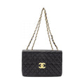 Chanel Deauville Matelasse 34 Lambskin Shoulder Bag