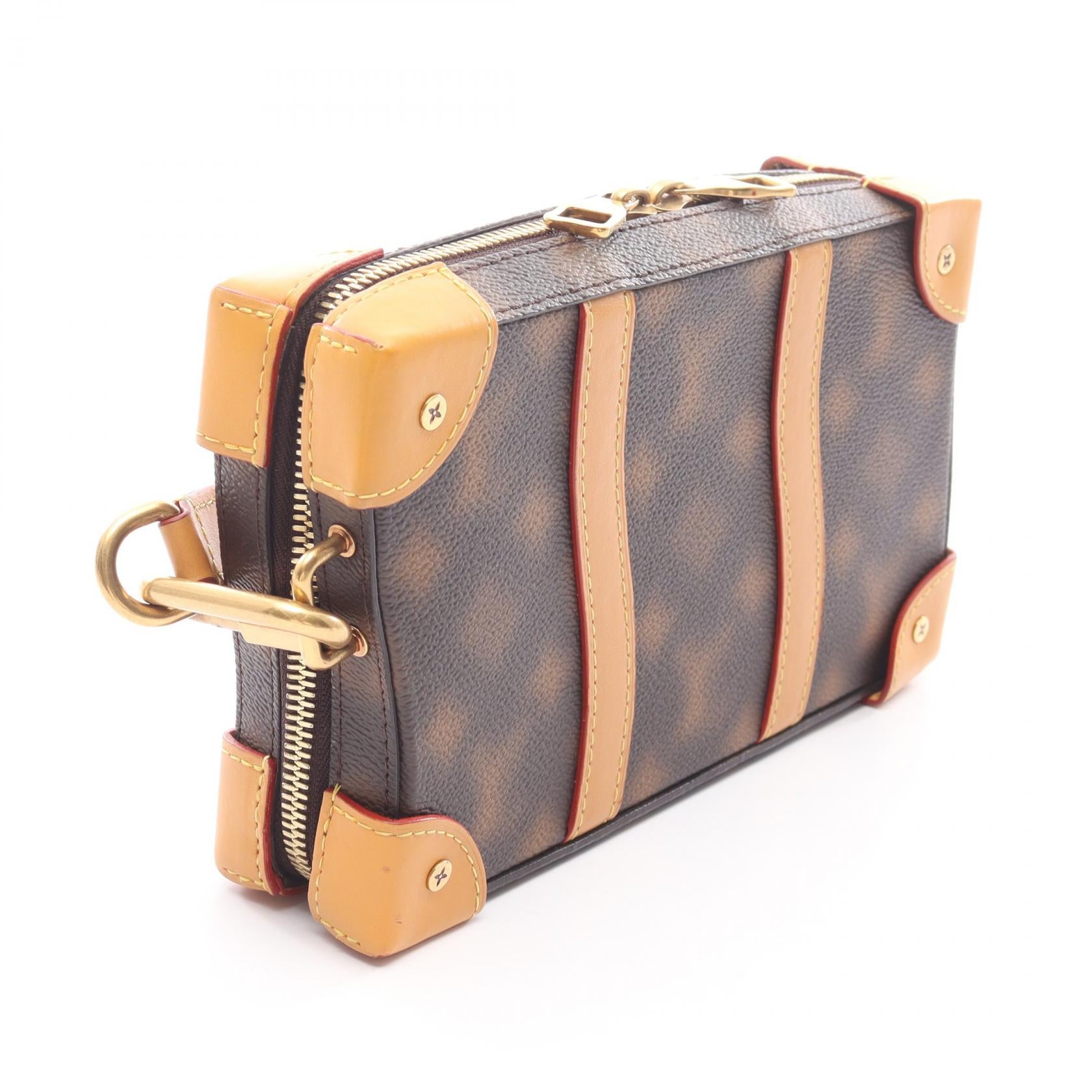 Louis Vuitton Soft Trunk This is Not Monogram Coated Canvas Shoulder Bag