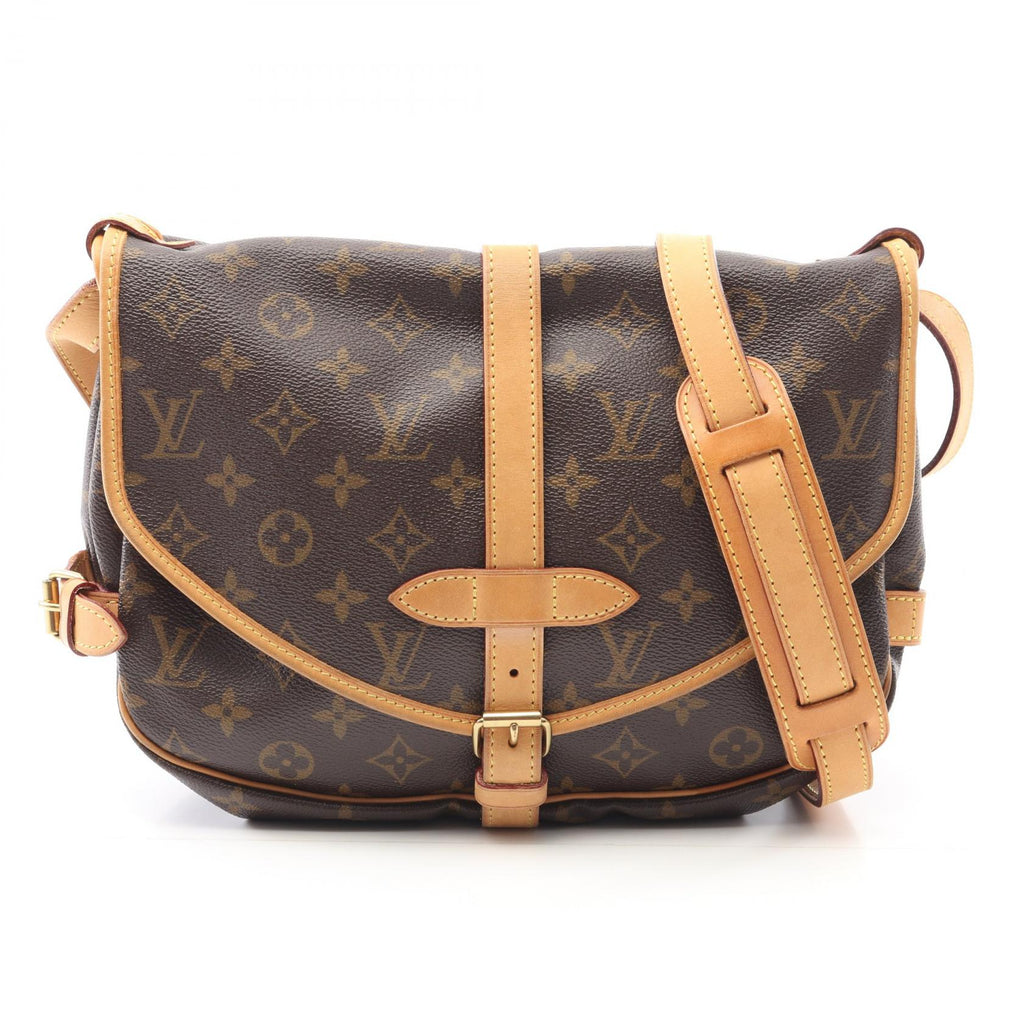 Louis Vuitton Saumur 30 Monogram Coated Canvas Shoulder Bag