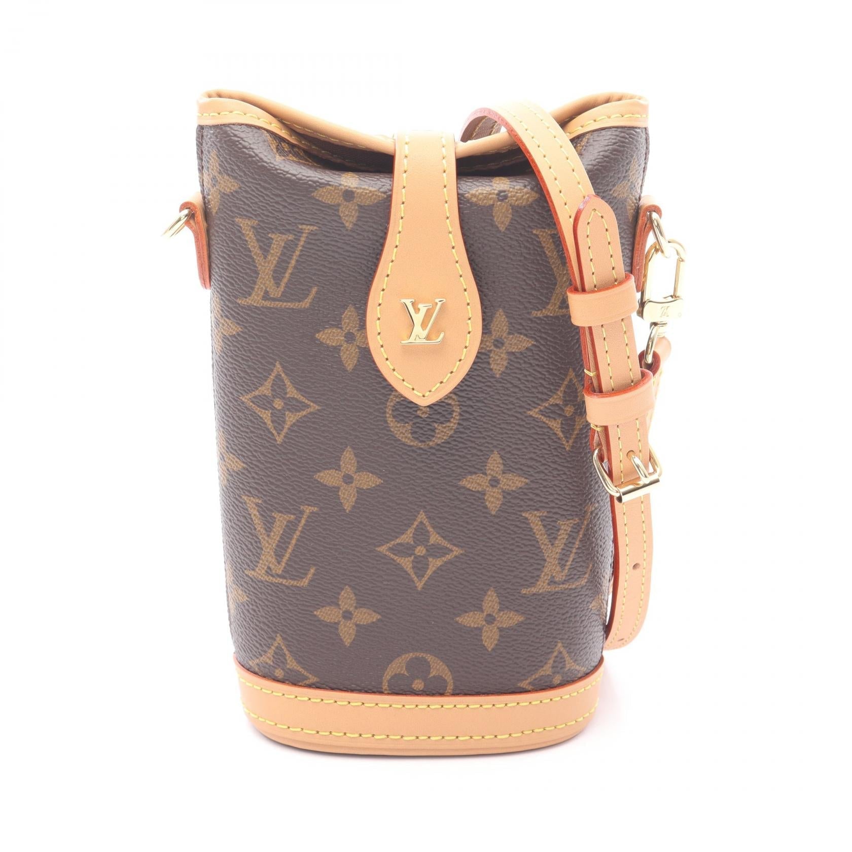 Louis Vuitton Fold Me Pouch Monogram Coated Canvas Shoulder Bag