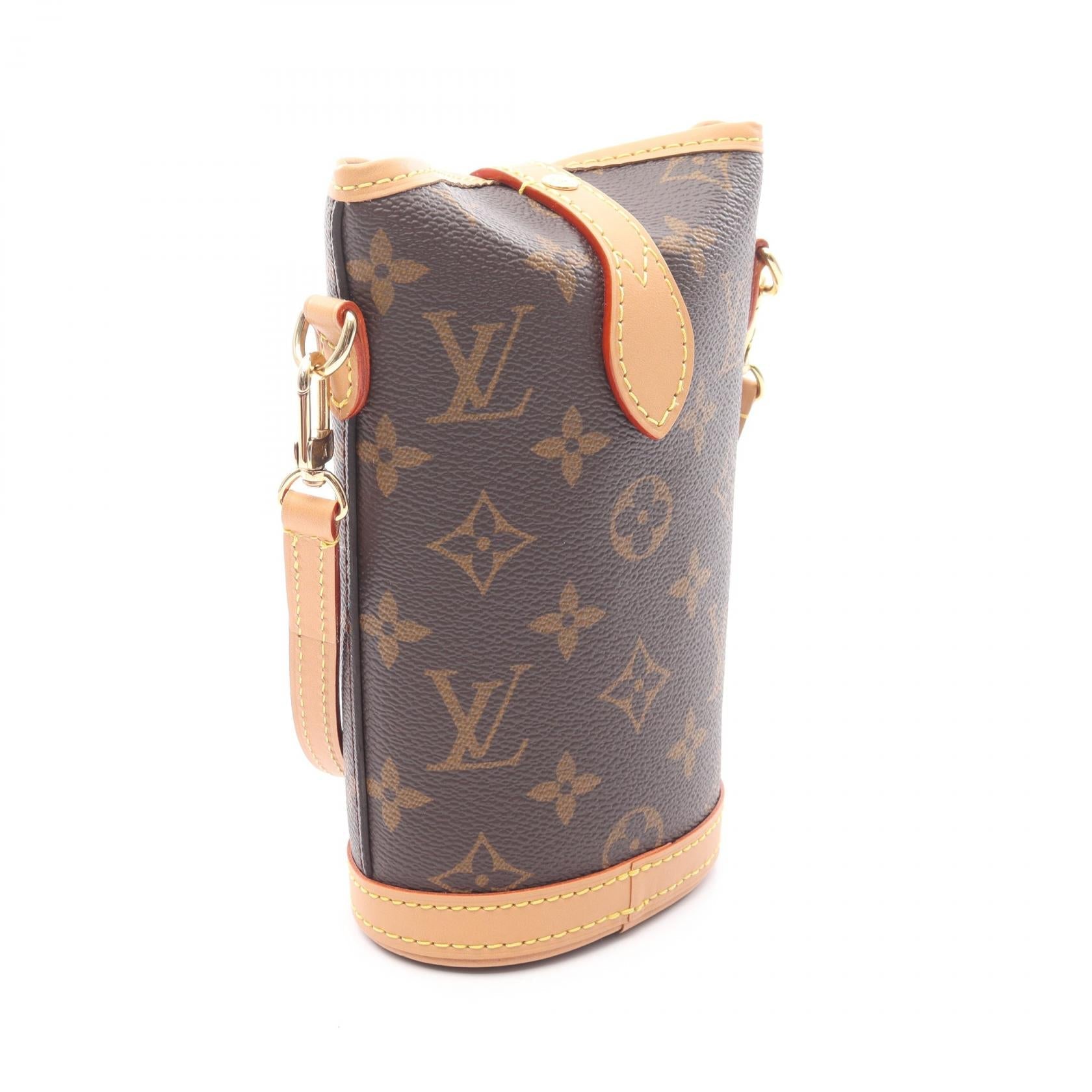 Louis Vuitton Fold Me Pouch Monogram Coated Canvas Shoulder Bag