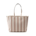 Fendi LARGE ROLL Canvas Leather Tote Bag