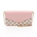 Louis Vuitton Pochette Felicie Damier Azur Shoulder Bag