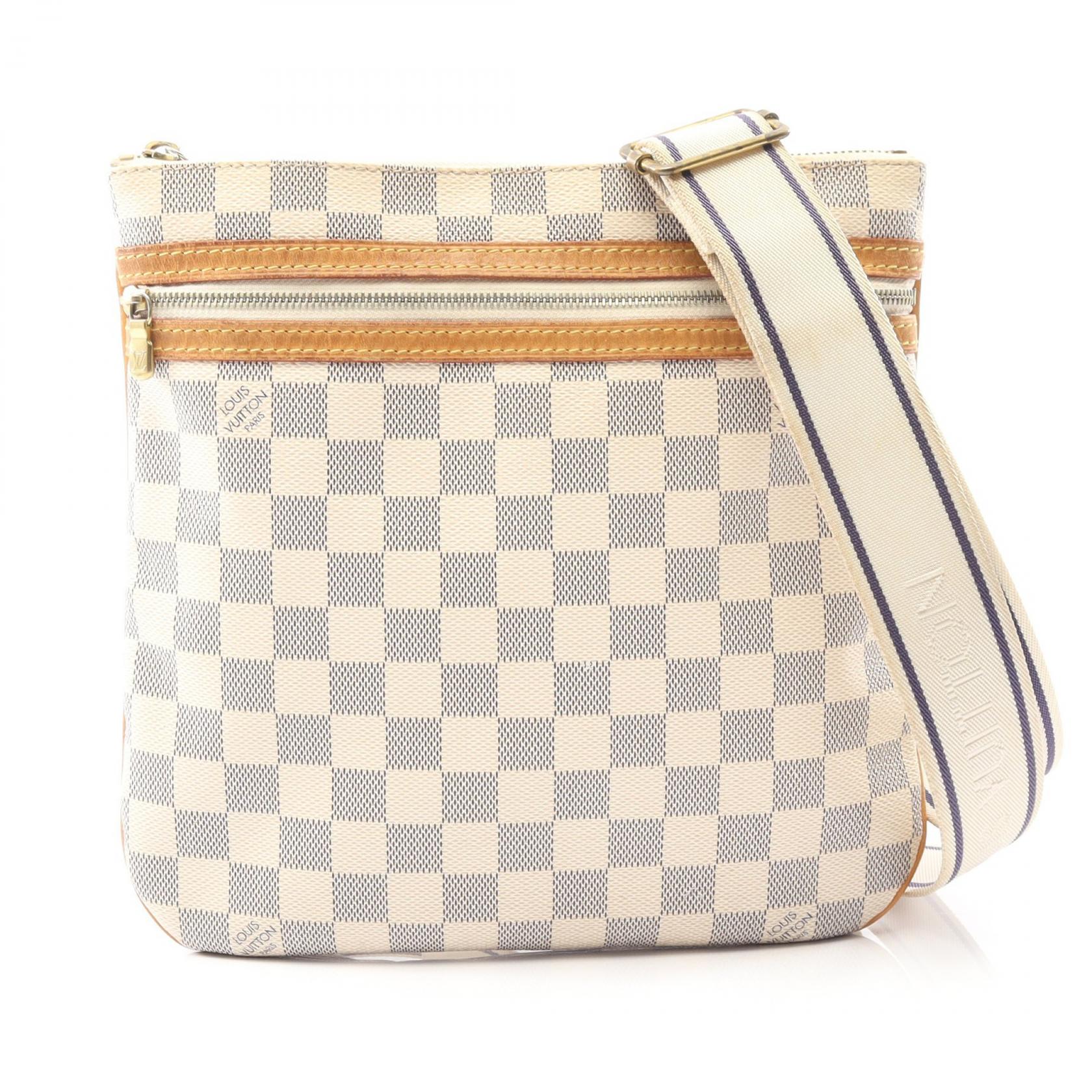 Louis Vuitton Pochette Bosphore Damier Azur Shoulder Bag