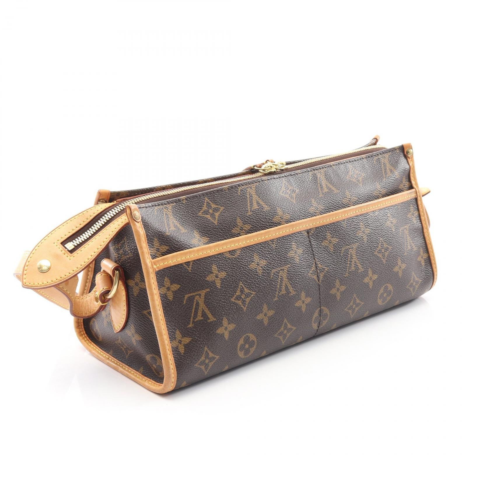 Louis Vuitton Popincourt Long Monogram Coated Canvas Shoulder Bag
