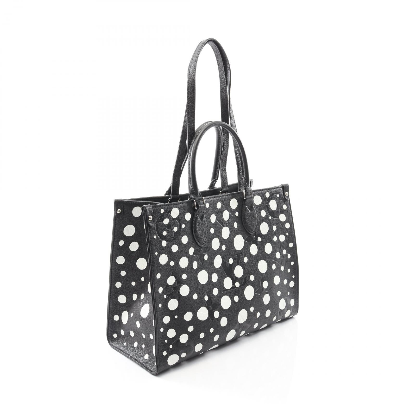Louis Vuitton LOUIS VUITTON × Yayoi Kusama OnTheGo MM Monogram Empreinte Tote Bag