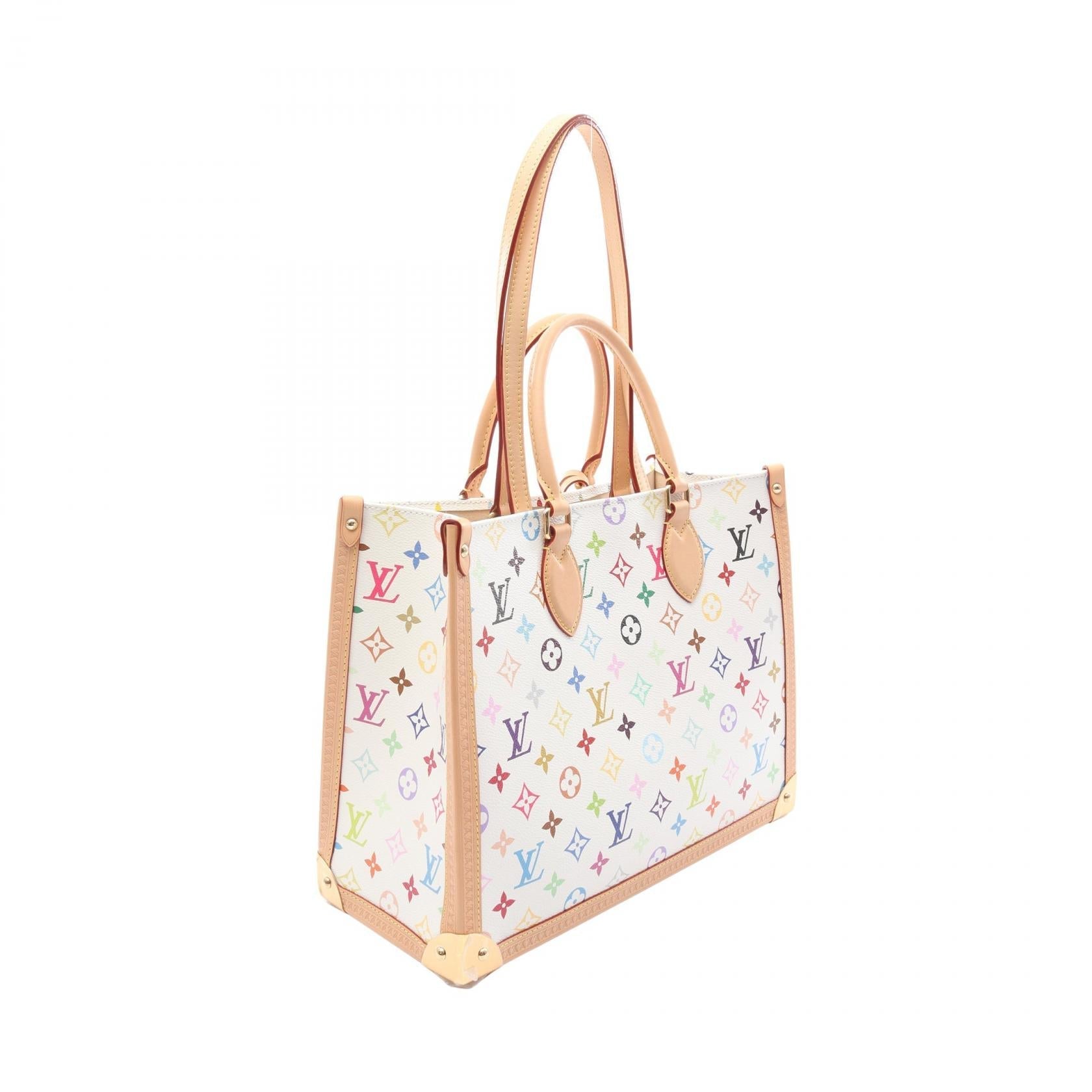 Louis Vuitton LOUIS VUITTON × Murakami OnTheGo Monogram Multicolor Coated Canvas Tote Bag