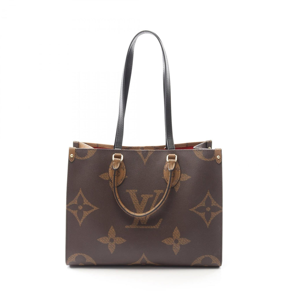 Louis Vuitton OnTheGo MM Monogram Giant Reverse Coated Canvas Tote Bag