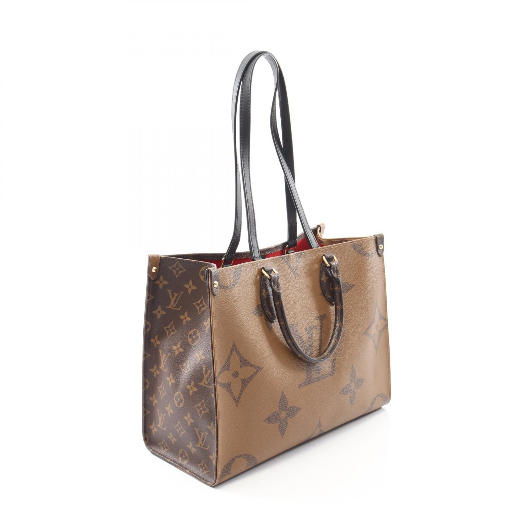 Louis Vuitton OnTheGo MM Monogram Giant Reverse Coated Canvas Tote Bag