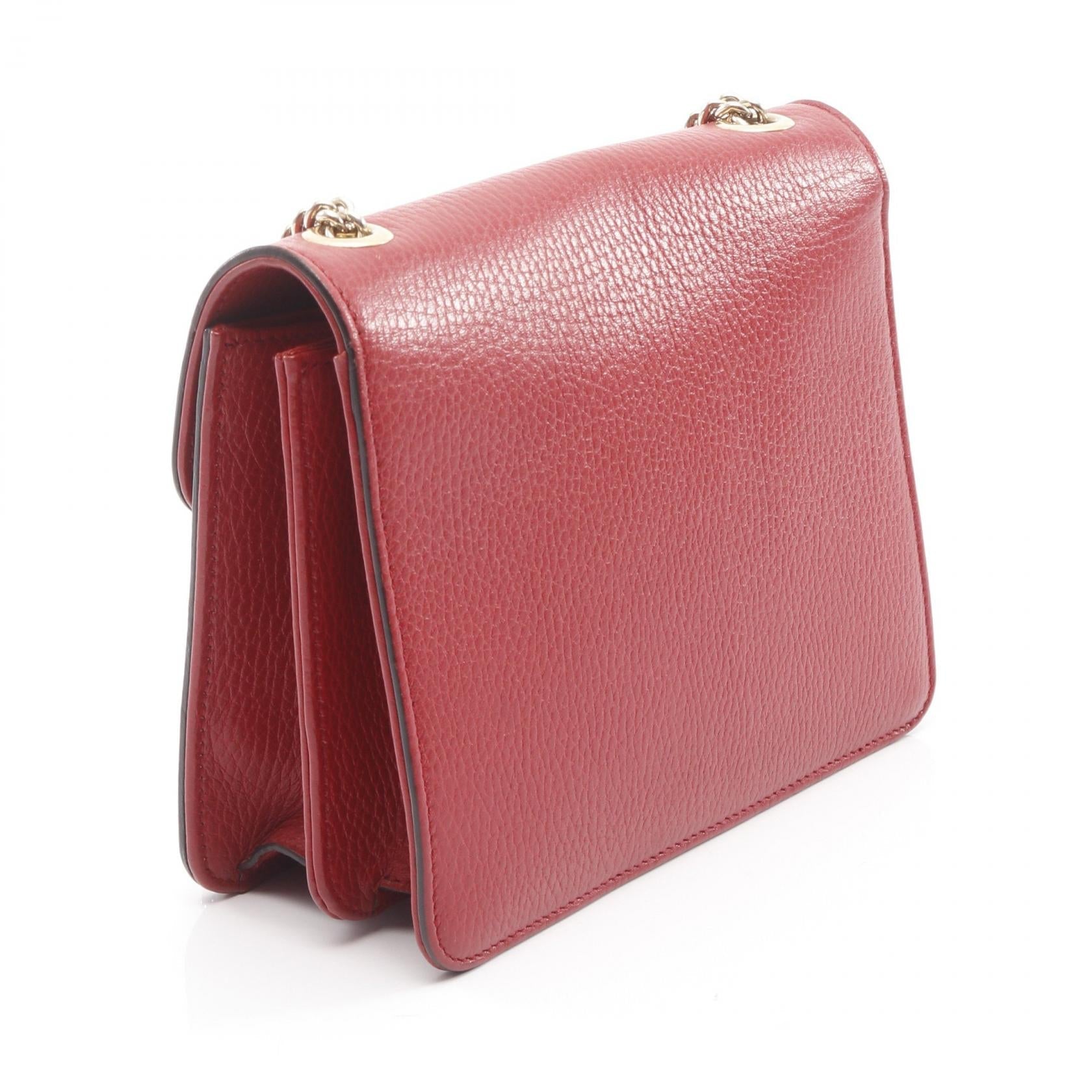 Gucci Interlocking G Leather Shoulder Bag