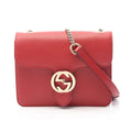 Gucci Interlocking G Leather Shoulder Bag