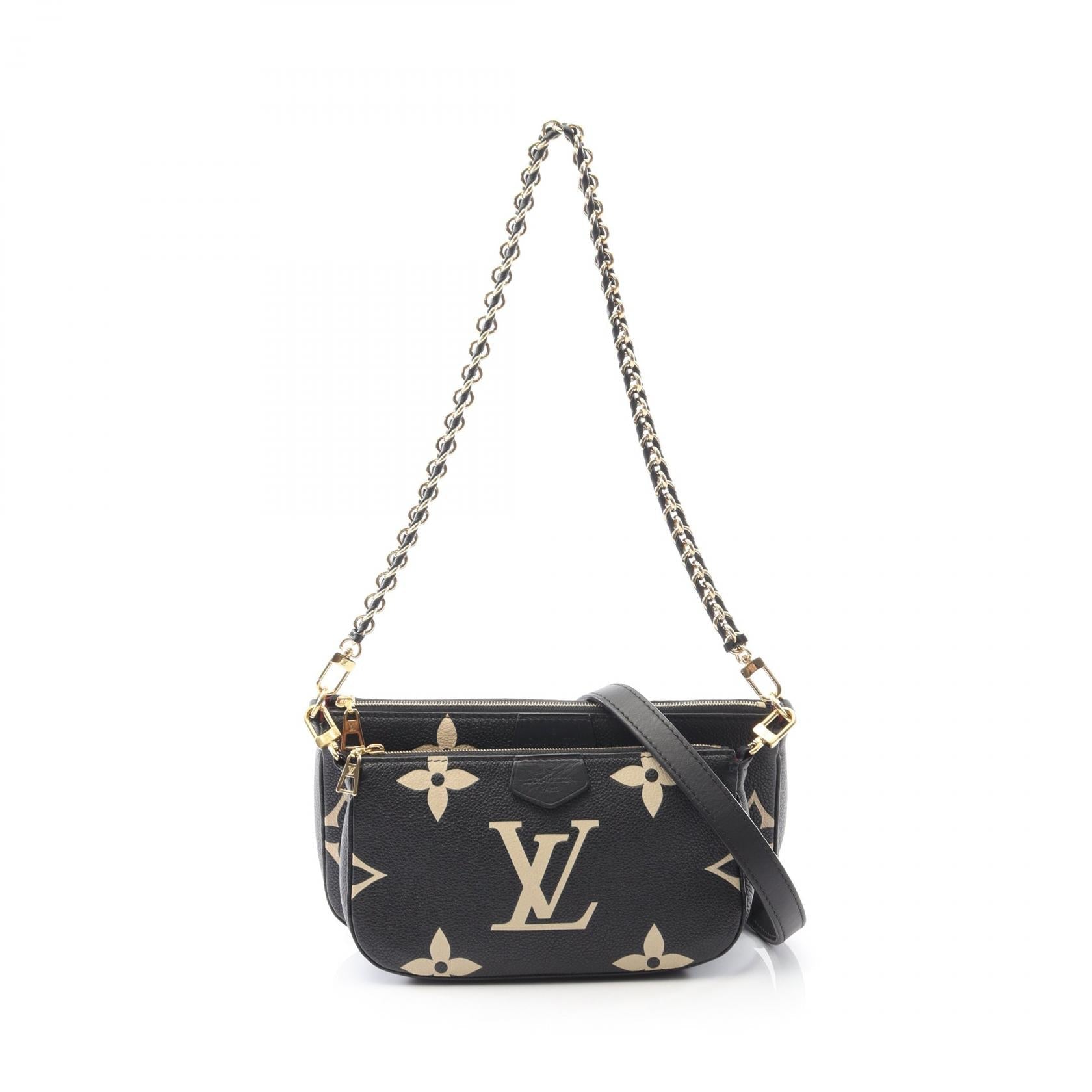 Louis Vuitton Multi Pochette Accessoires Leather Shoulder Bag