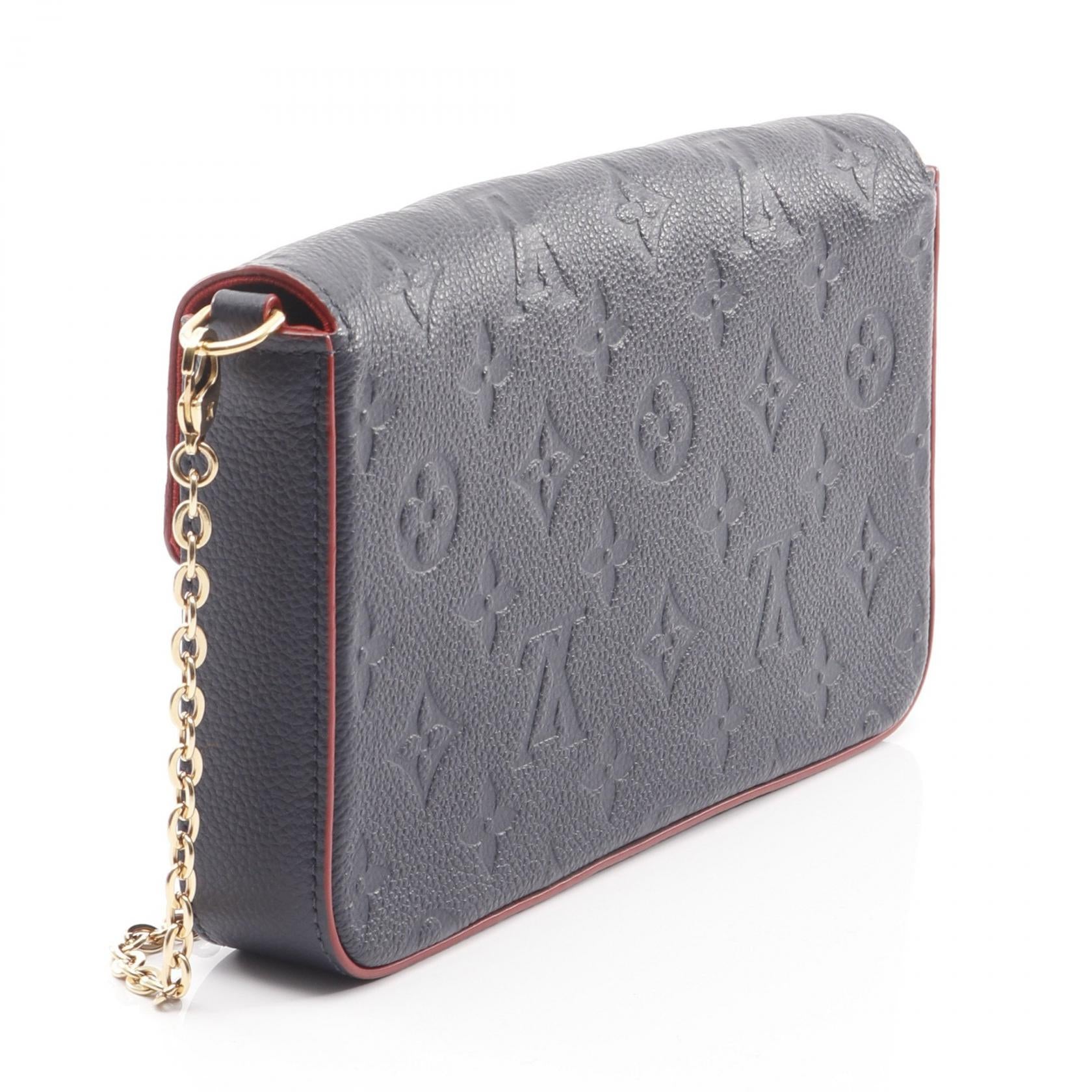 Louis Vuitton Pochette Felicie Monogram Empreinte Shoulder Bag