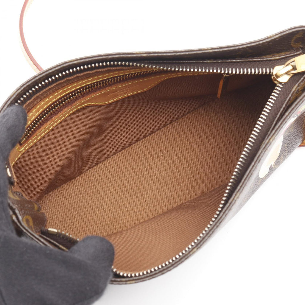 Louis Vuitton Trotteur Monogram Panda Coated Canvas Shoulder Bag