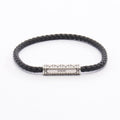 Dior Cannage Braided Leather Bracelet
