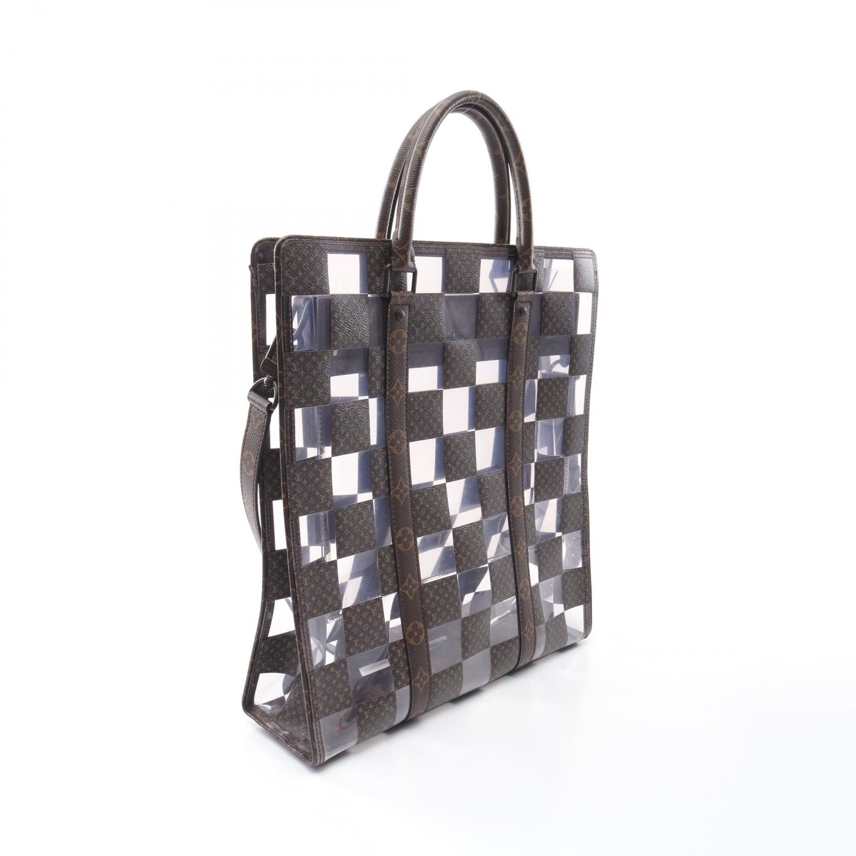 Louis Vuitton Sac Plat Monogram 2way Tote Bag