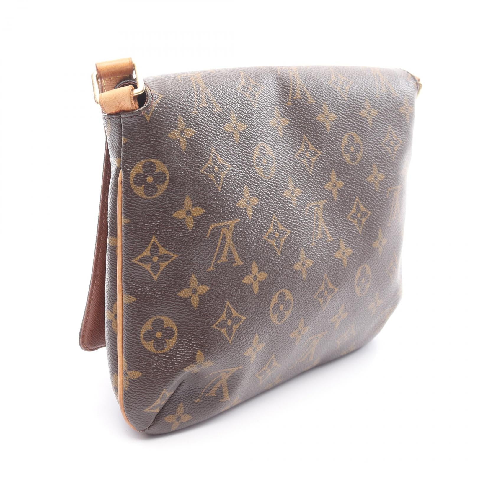 Louis Vuitton Musette Tango Monogram Coated Canvas Shoulder Bag