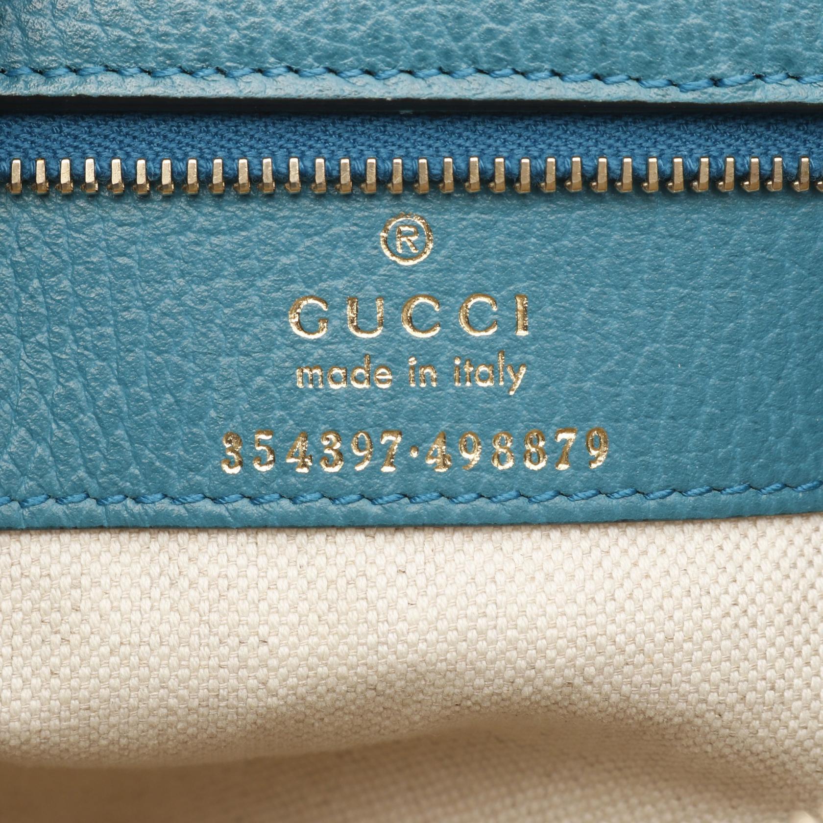 Gucci Swing Leather Tote Bag